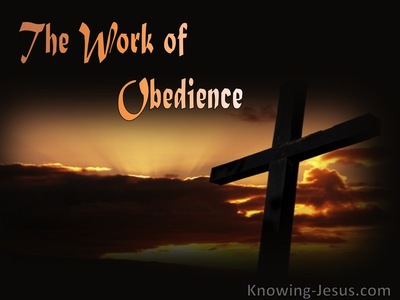 The Work of Obedience (devotional)12-26   (brown)